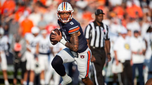 Auburn quarterback against Mizzou - Sep. 24, 2022